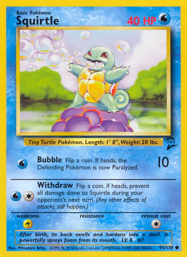 Squirtle — Base Set 2 card #93