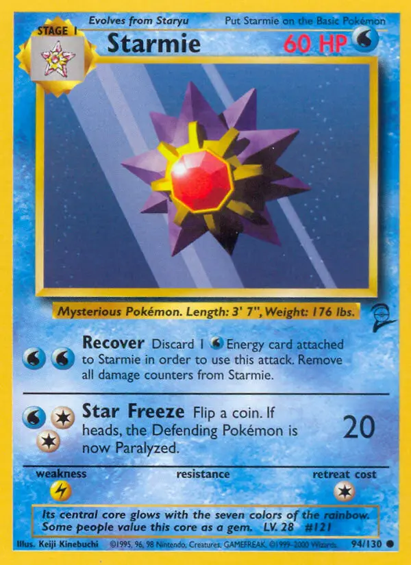Starmie — Base Set 2 card #94