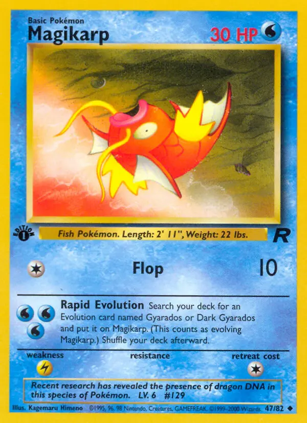 Magikarp — Team Rocket card #47