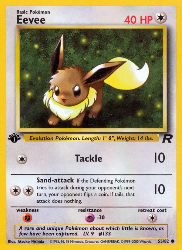 Eevee — Team Rocket card #55