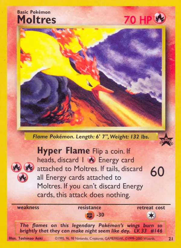 Moltres — Wizards Black Star Promos card #21