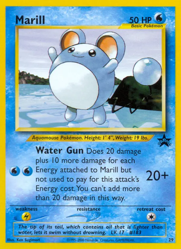 Marill — Wizards Black Star Promos card #29
