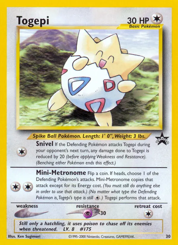 Togepi — Wizards Black Star Promos card #30