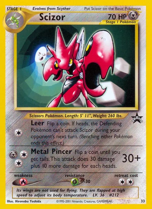 Scizor — Wizards Black Star Promos card #33