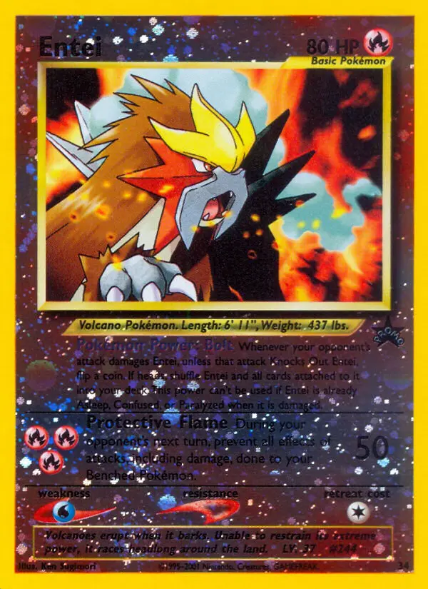 Entei — Wizards Black Star Promos card #34
