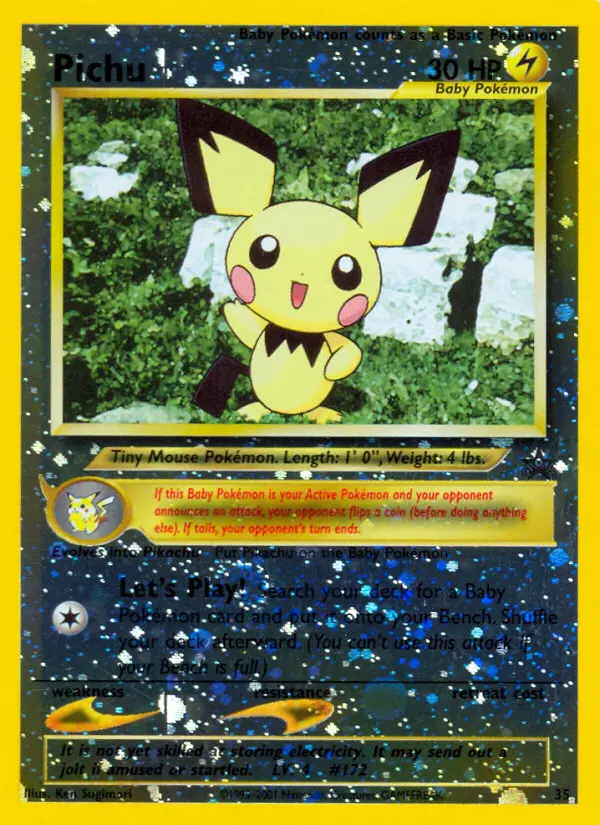Pichu — Wizards Black Star Promos card #35