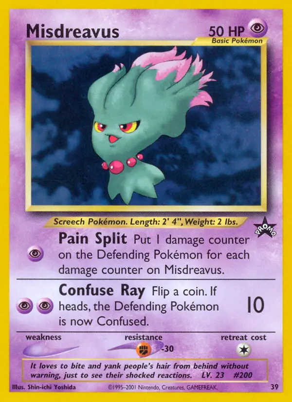 Misdreavus — Wizards Black Star Promos card #39