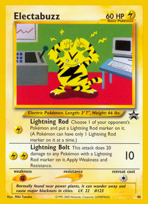 Electabuzz — Wizards Black Star Promos card #46