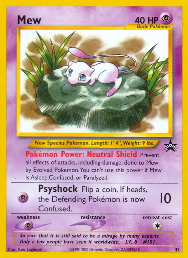 Mew — Wizards Black Star Promos card #47