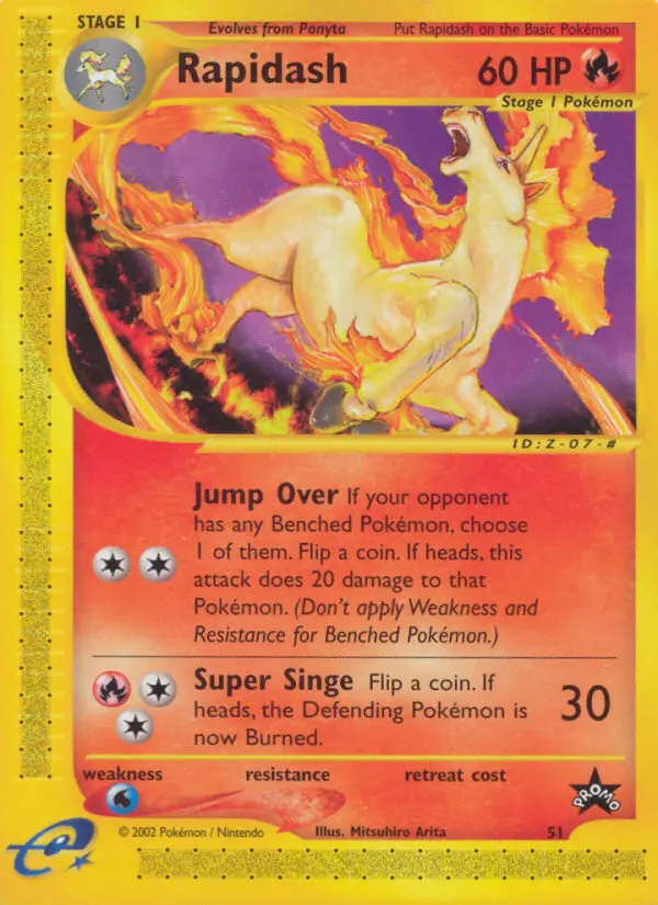 Rapidash — Wizards Black Star Promos card #51