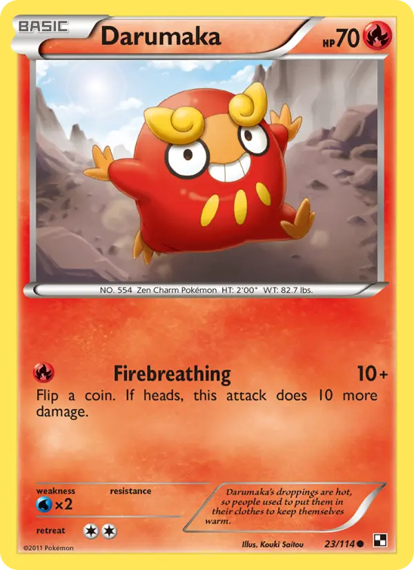 Darumaka — Black & White card #23