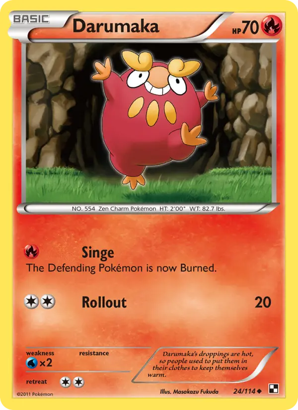 Darumaka — Black & White card #24