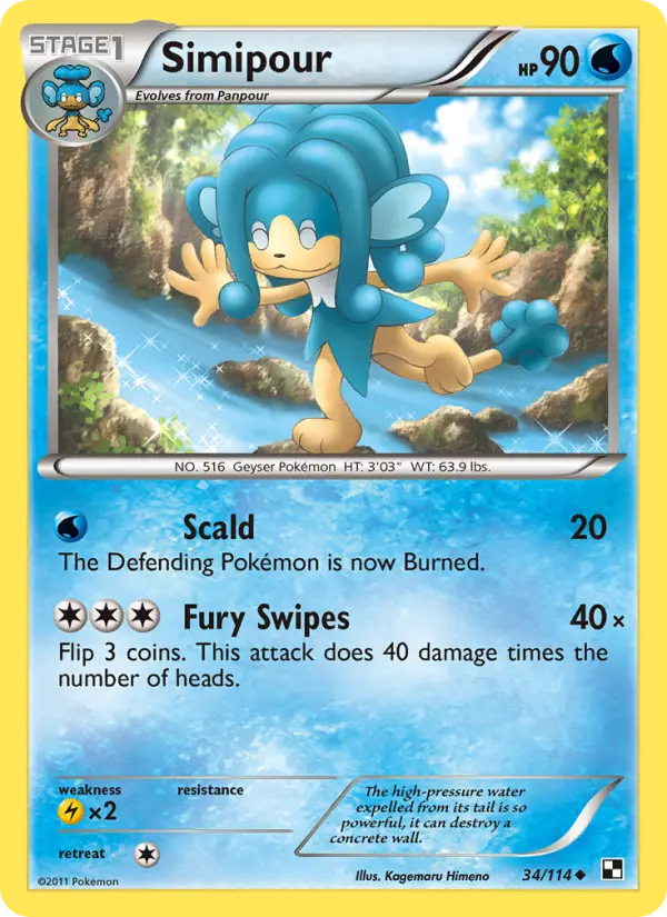 Simipour — Black & White card #34