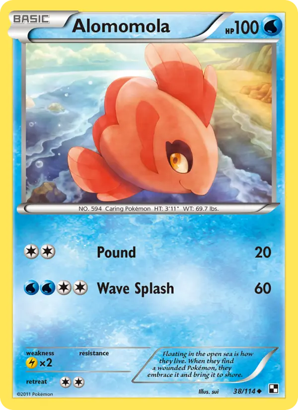 Alomomola — Black & White card #38