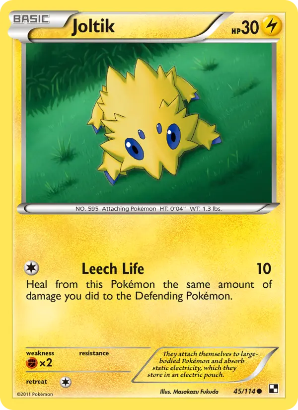 Joltik — Black & White card #45