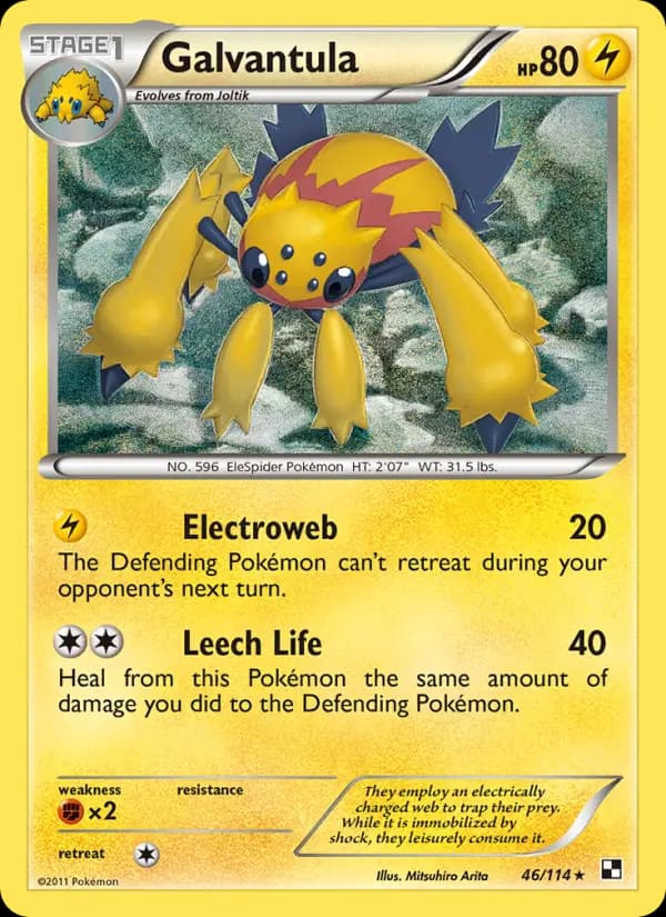 Galvantula — Black & White card #46