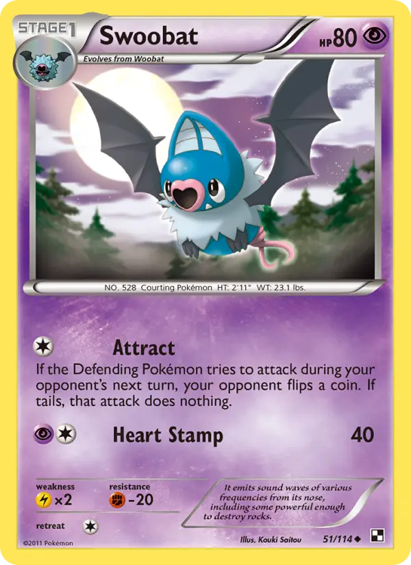 Swoobat — Black & White card #51