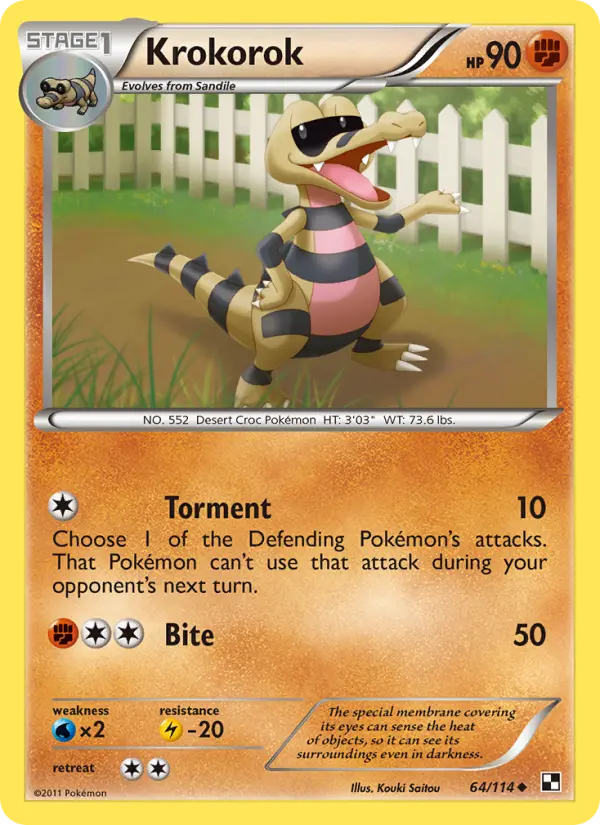 Krokorok — Black & White card #64