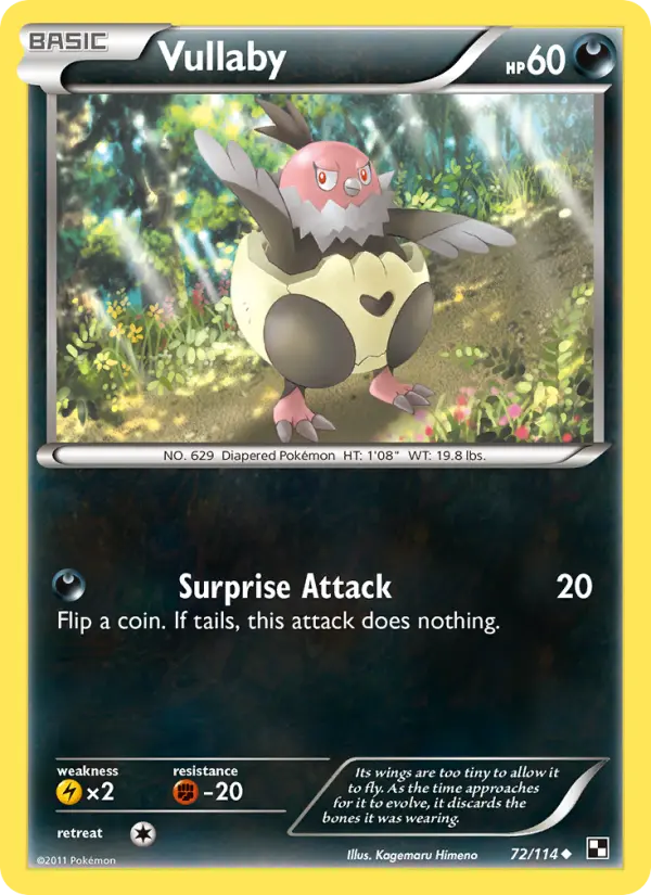 Vullaby — Black & White card #72