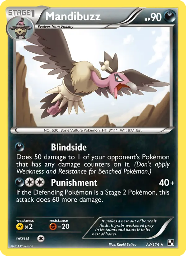 Mandibuzz — Black & White card #73