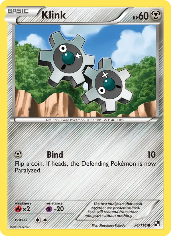 Klink — Black & White card #74