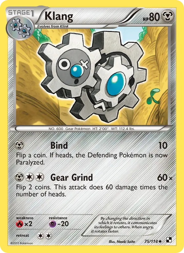 Klang — Black & White card #75