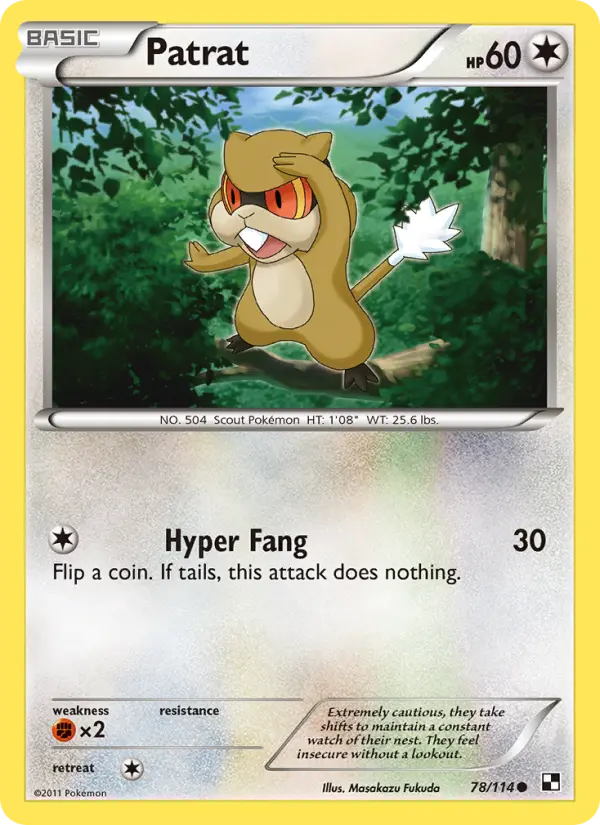 Patrat — Black & White card #78