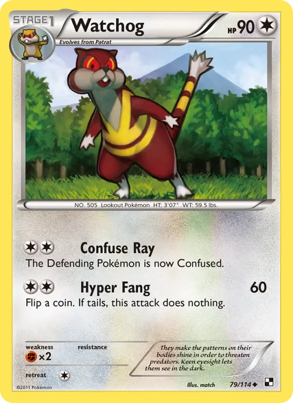 Watchog — Black & White card #79