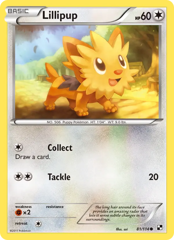 Lillipup — Black & White card #81