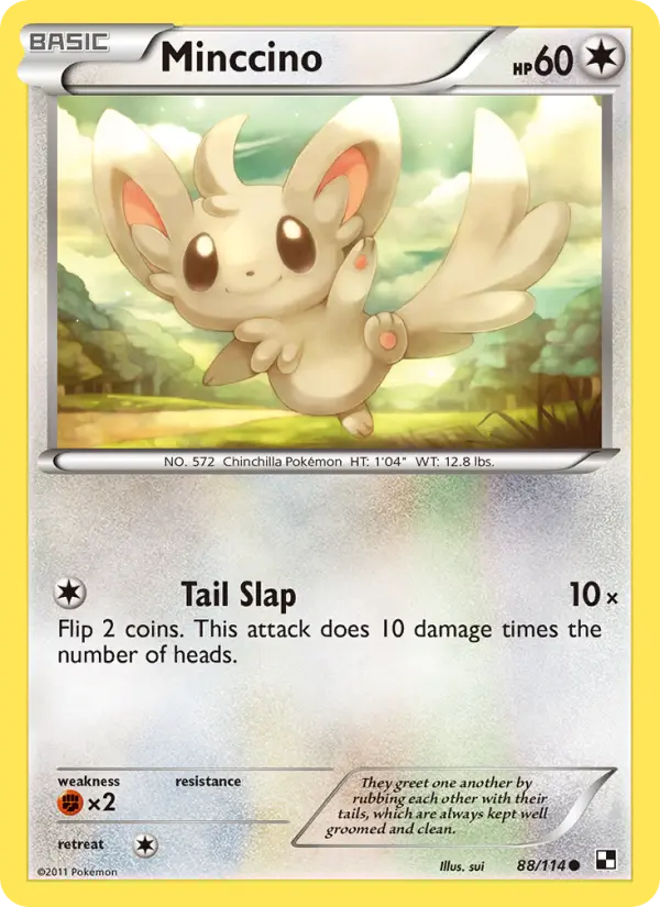 Minccino — Black & White card #88