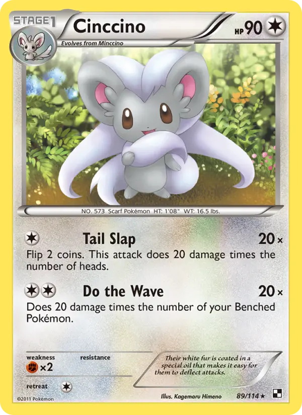 Cinccino — Black & White card #89