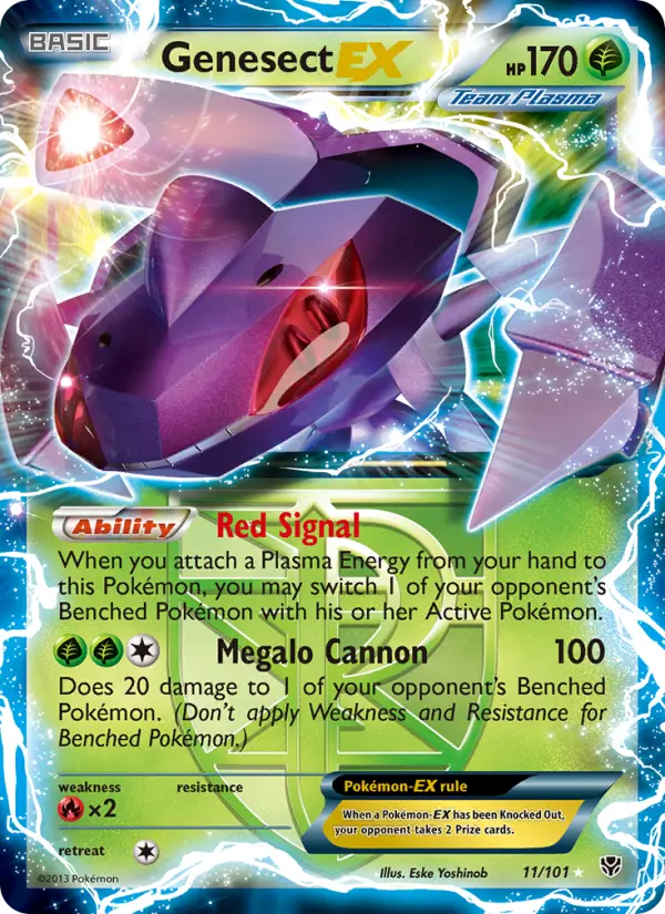 Genesect-EX — Plasma Blast card #11