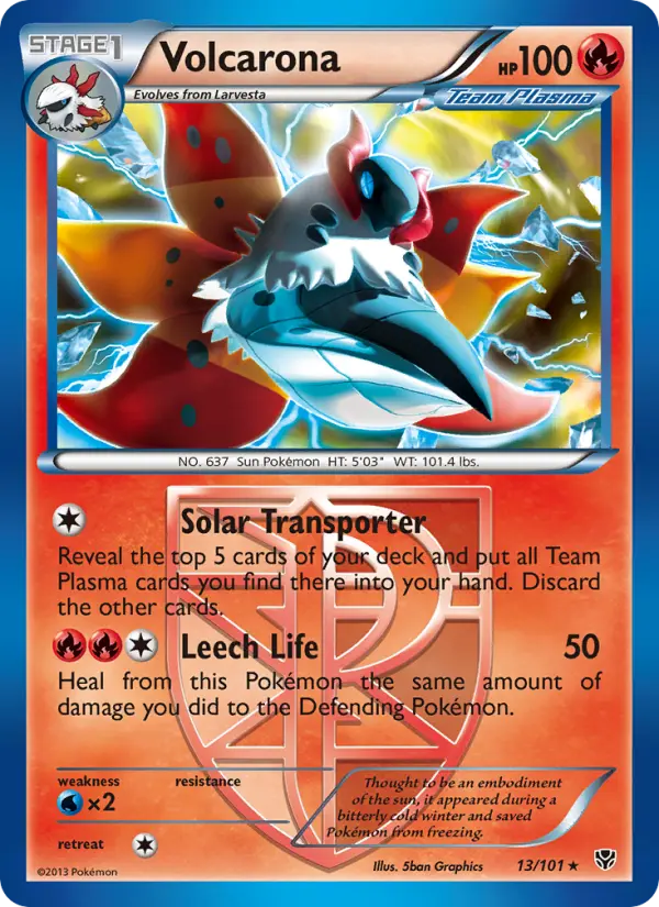 Volcarona — Plasma Blast card #13