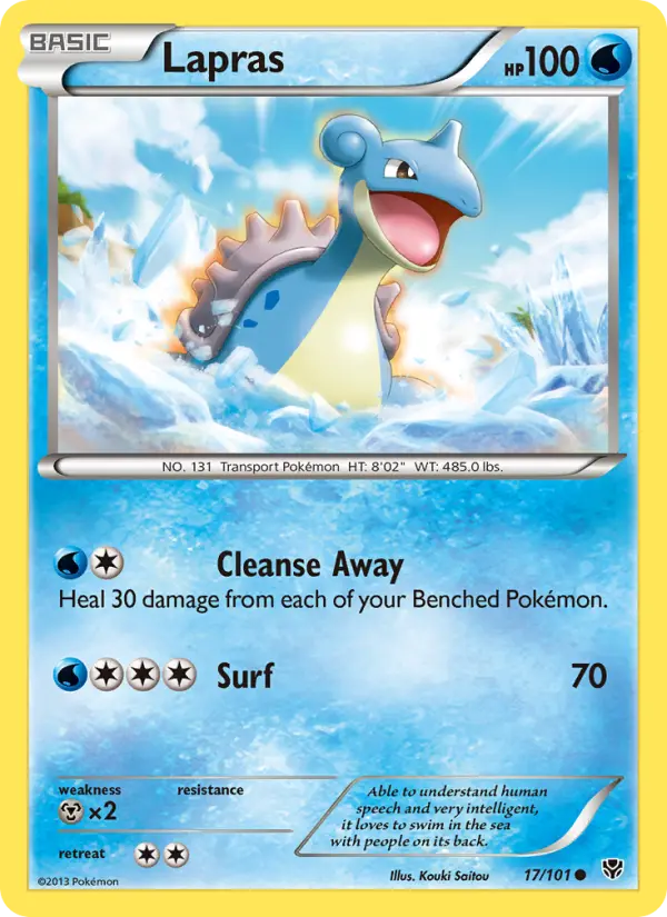 Lapras — Plasma Blast card #17