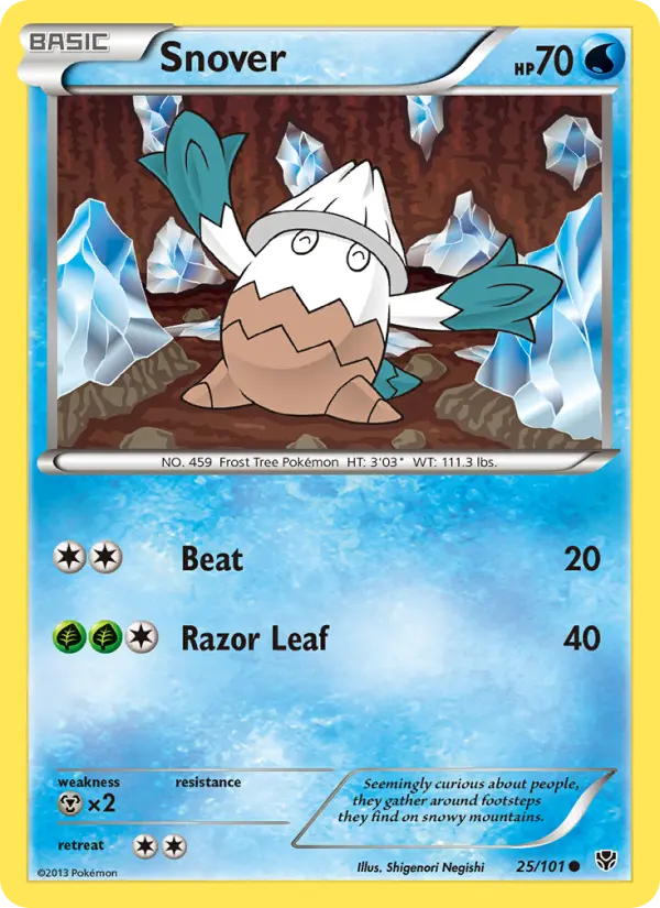 Snover — Plasma Blast card #25