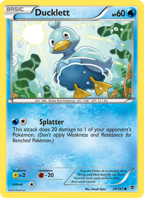 Ducklett — Plasma Blast card #29