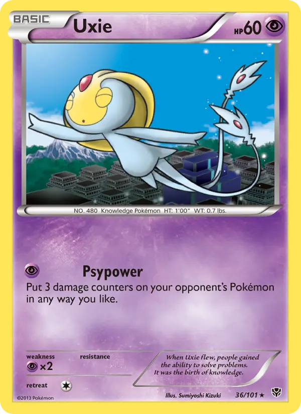 Uxie — Plasma Blast card #36