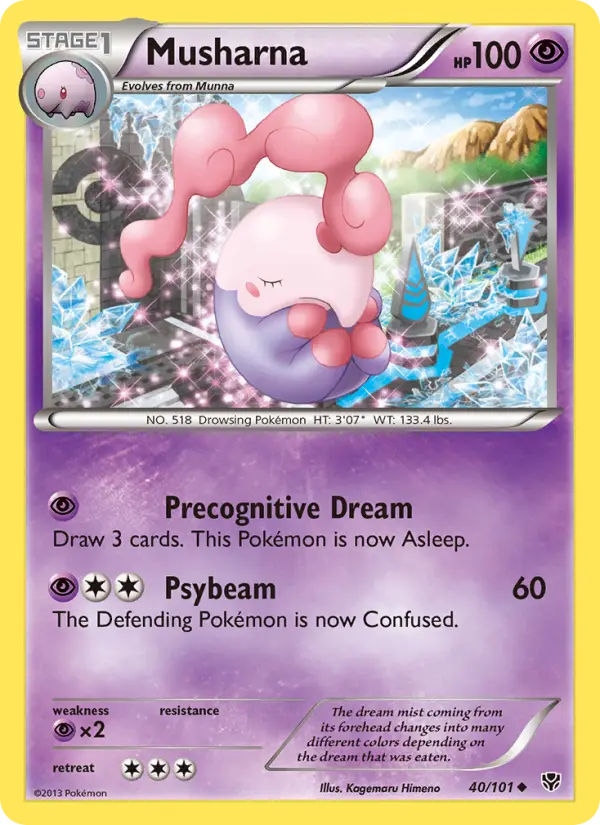 Musharna — Plasma Blast card #40