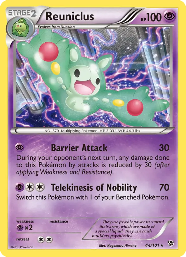 Reuniclus — Plasma Blast card #44