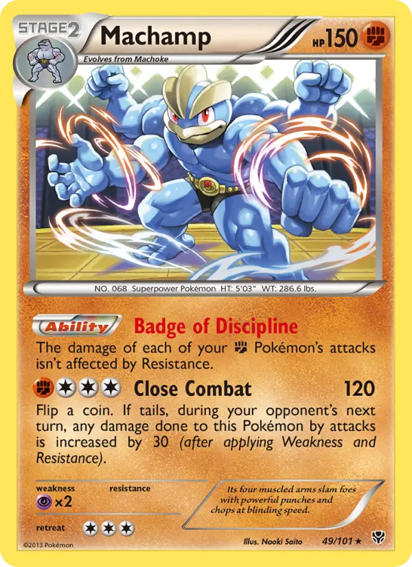 Machamp — Plasma Blast card #49