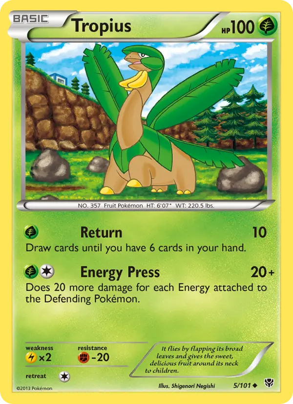 Tropius — Plasma Blast card #5