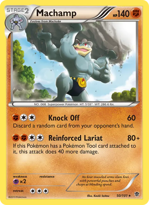 Machamp — Plasma Blast card #50