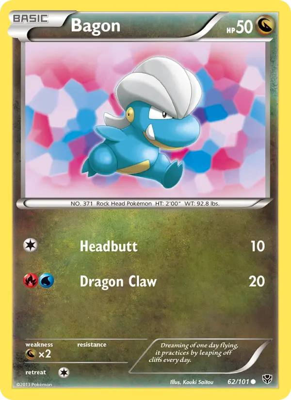 Bagon — Plasma Blast card #62