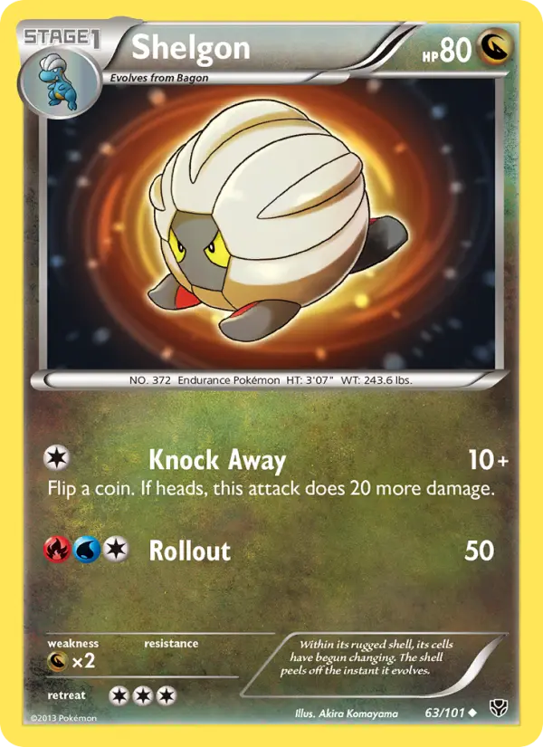 Shelgon — Plasma Blast card #63