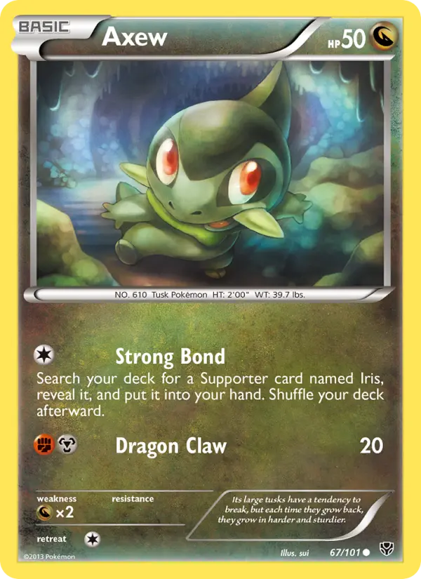 Axew — Plasma Blast card #67