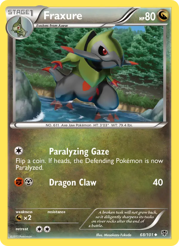 Fraxure — Plasma Blast card #68