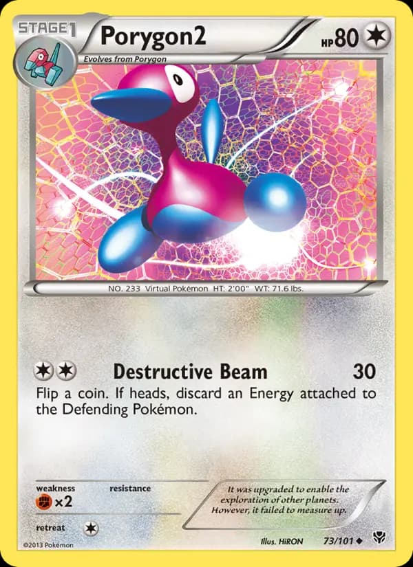 Porygon2 — Plasma Blast card #73