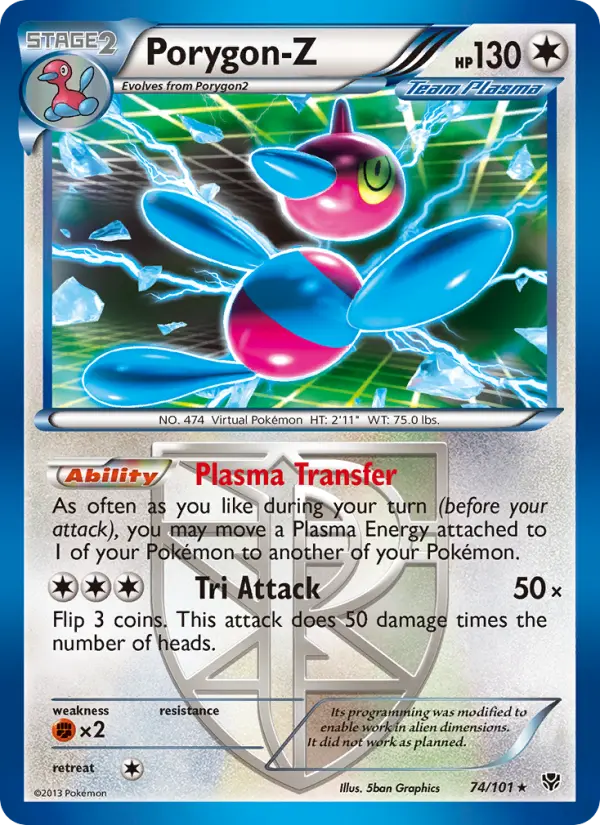 Porygon-Z — Plasma Blast card #74