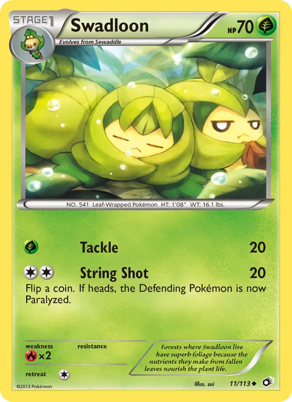 Swadloon — Legendary Treasures card #11