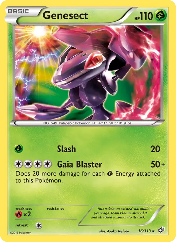 Genesect — Legendary Treasures card #16